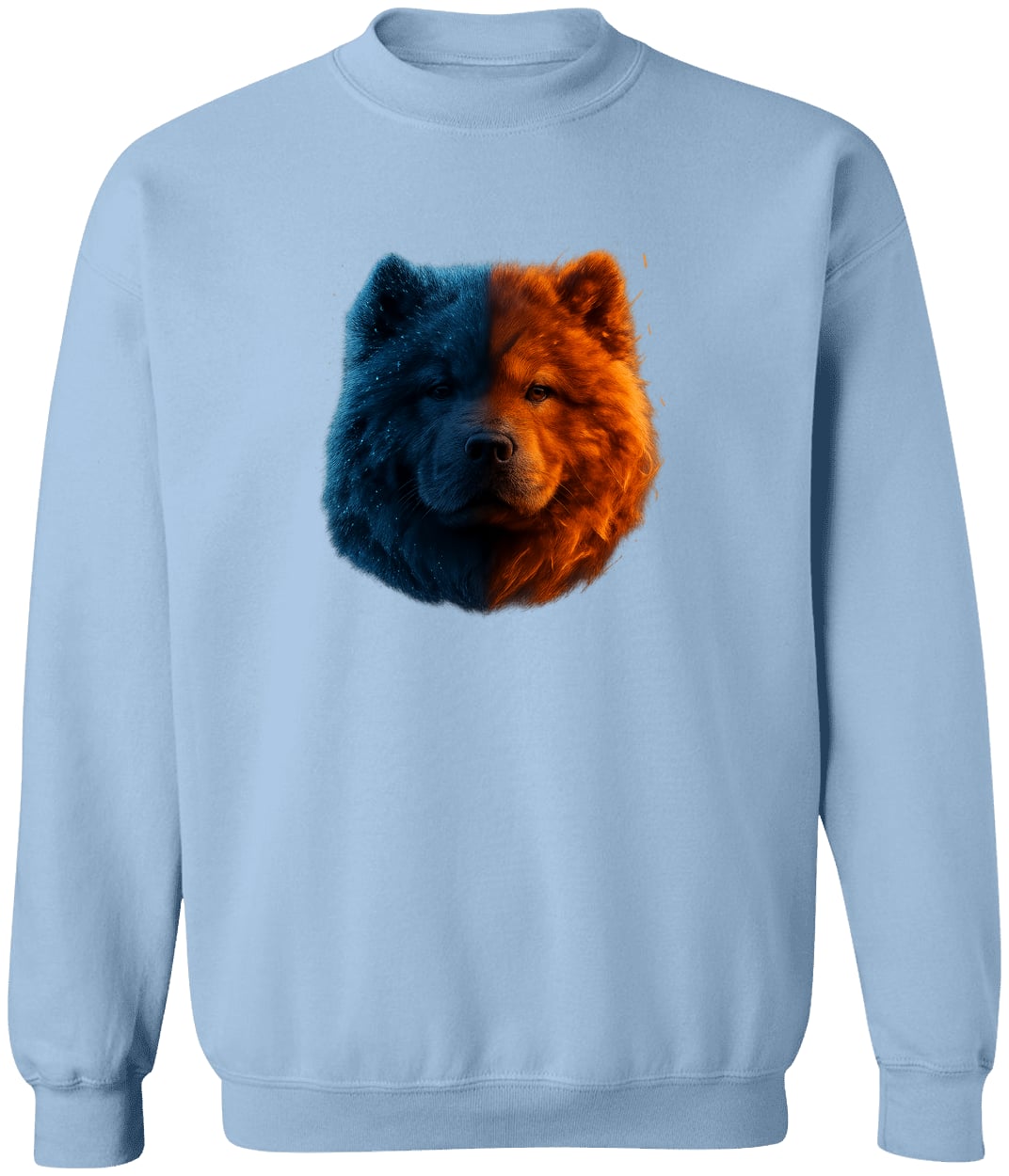 G180 Gildan Crewneck Pullover Sweatshirt - Light Blue