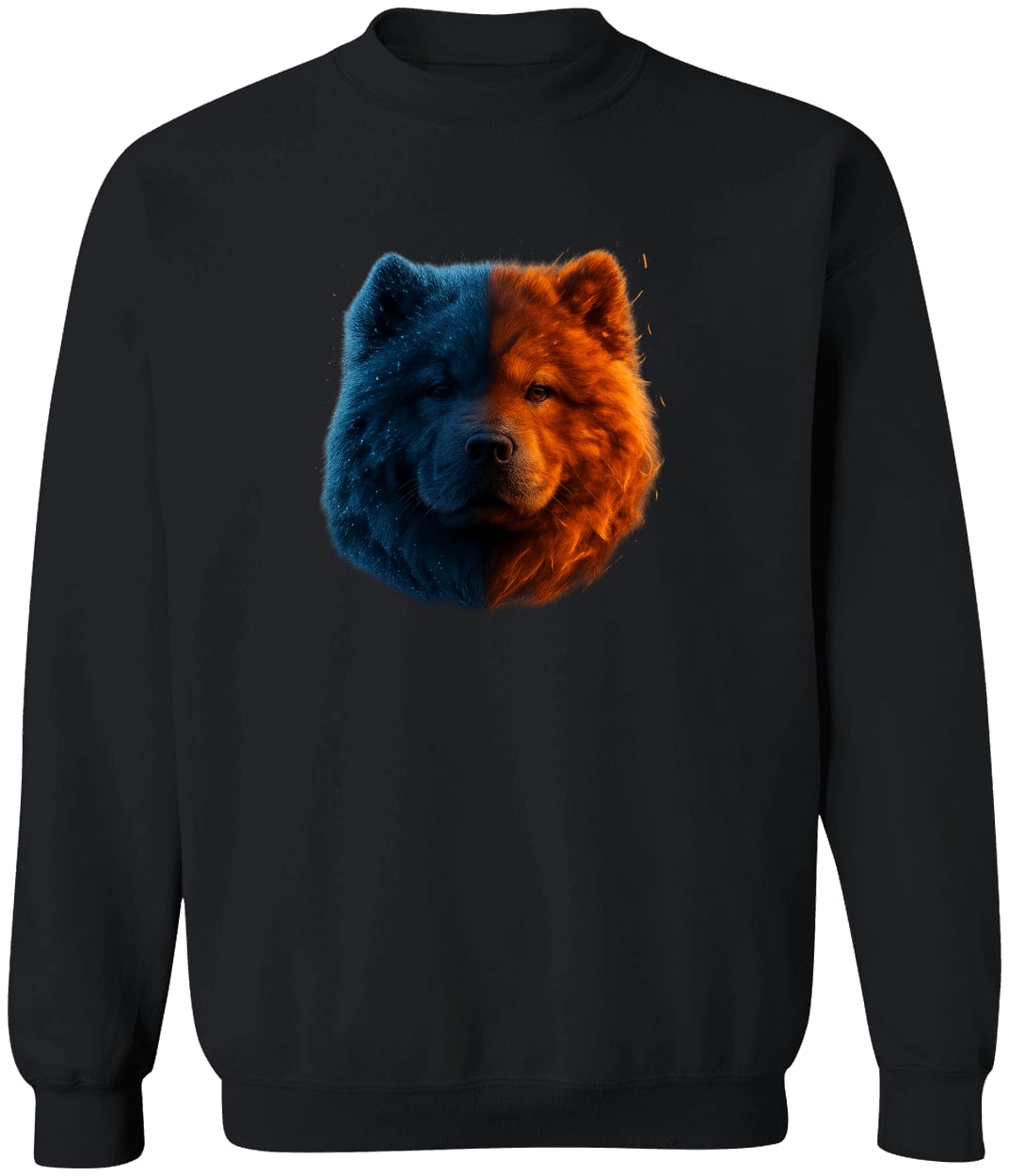 G180 Gildan Crewneck Pullover Sweatshirt - Black
