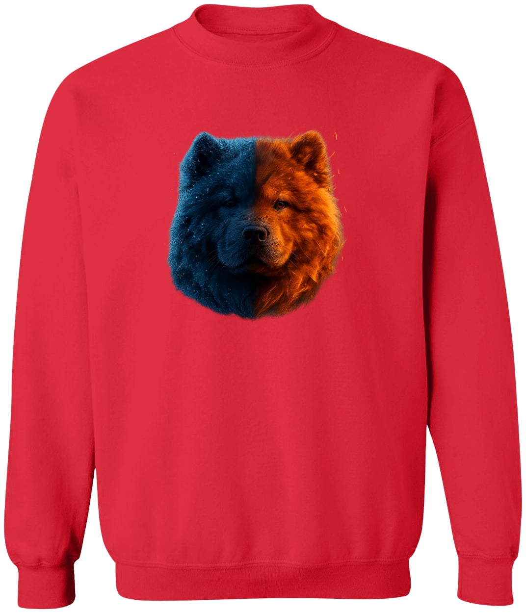 G180 Gildan Crewneck Pullover Sweatshirt - Red