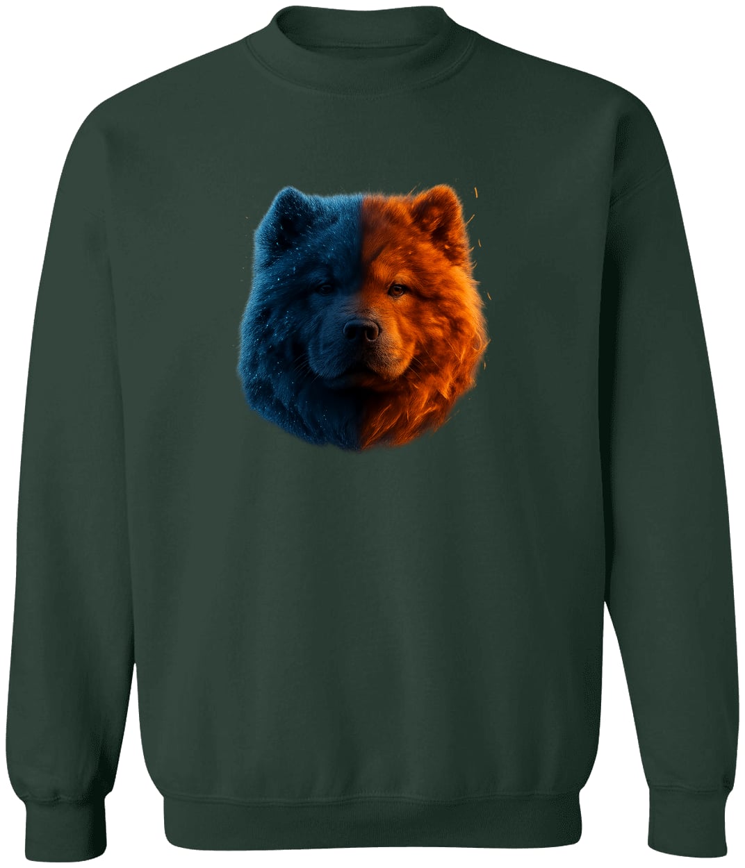 G180 Gildan Crewneck Pullover Sweatshirt - Forest Green