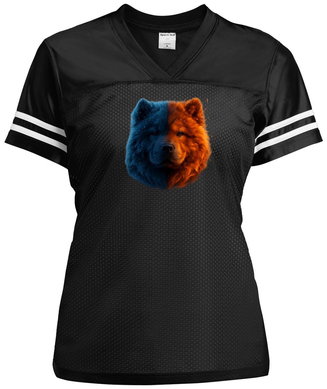 LST307 Sport-Tek Ladies' Replica Jersey - Black/White