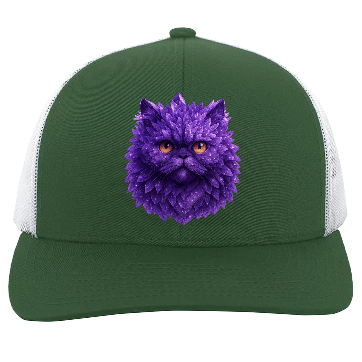 104C Trucker Snap Back - Dark Green/White