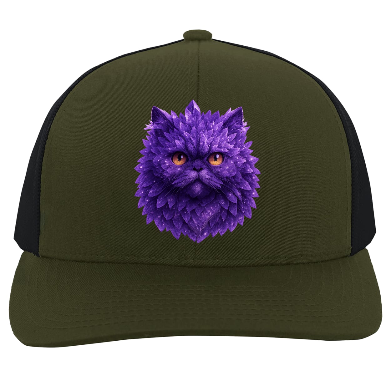 104C Trucker Snap Back - Moss/Charcoal