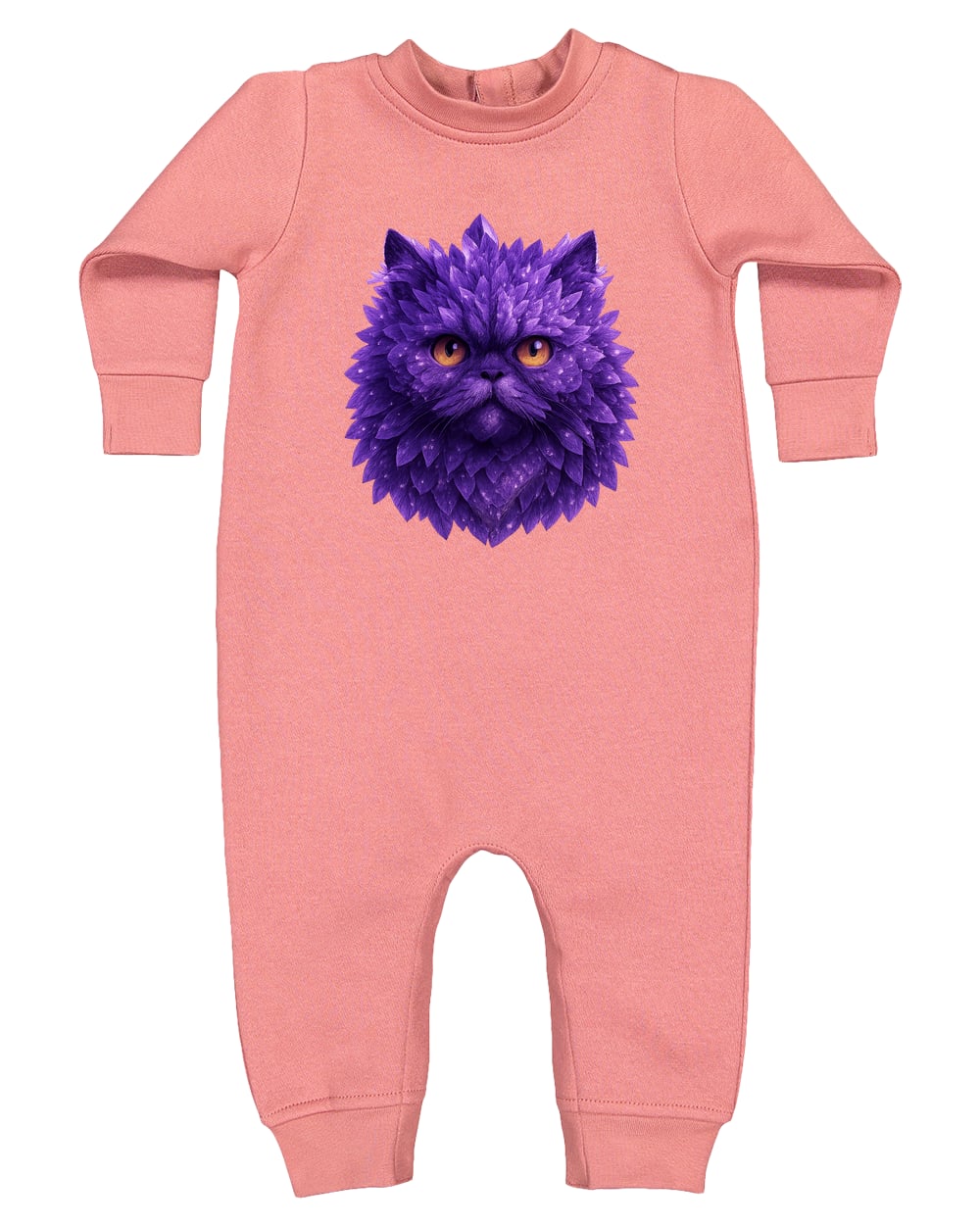 4447 Rabbit Skins Infant Fleece One-Piece Bodysuit - Mauvelous