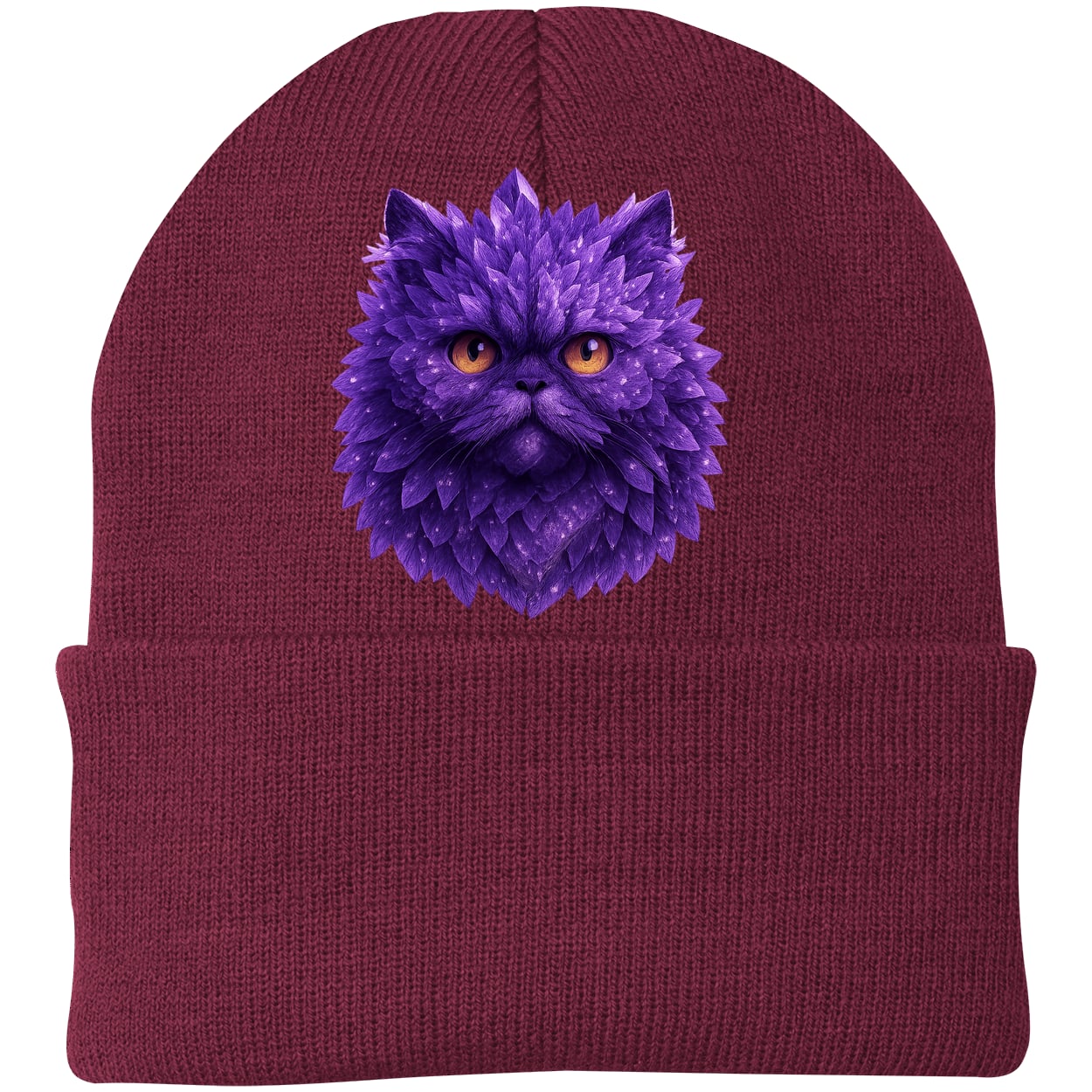 CP90 Port & Company Knit Beanie - Maroon