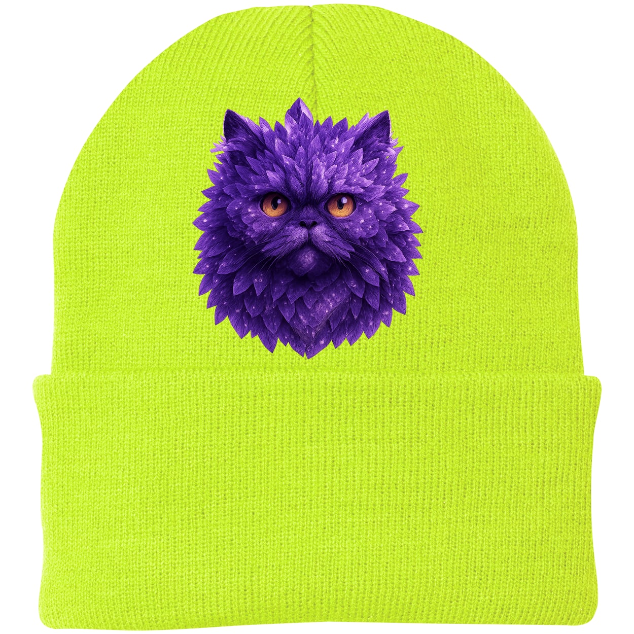 CP90 Port & Company Knit Beanie - Neon Yellow