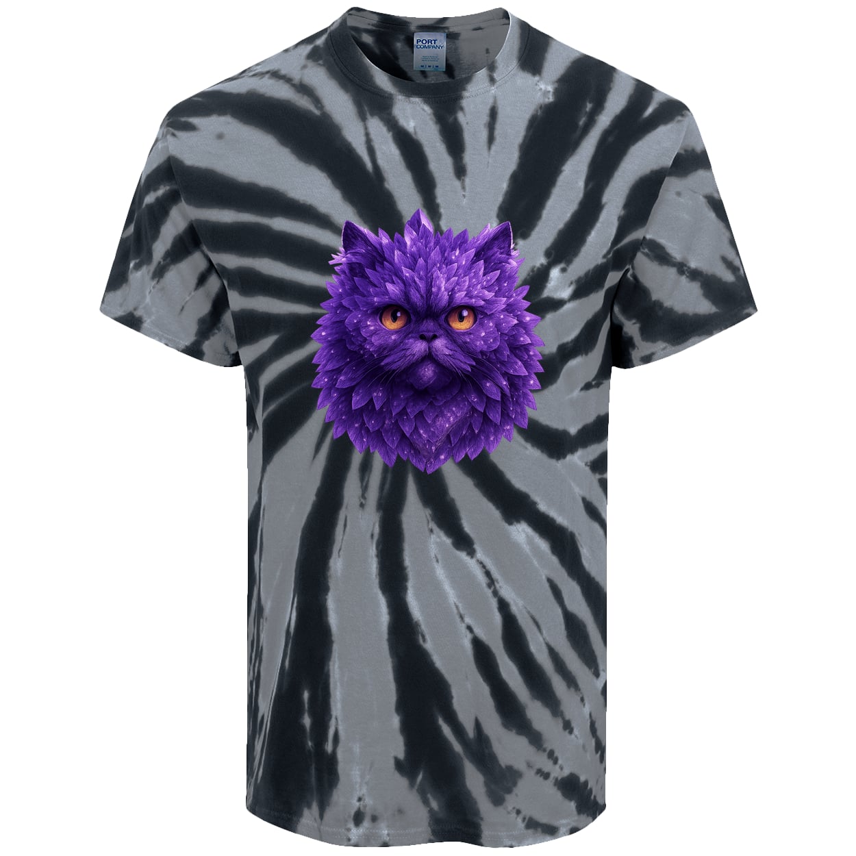 PC147 Port & Company Tie-Dye Tee - Black