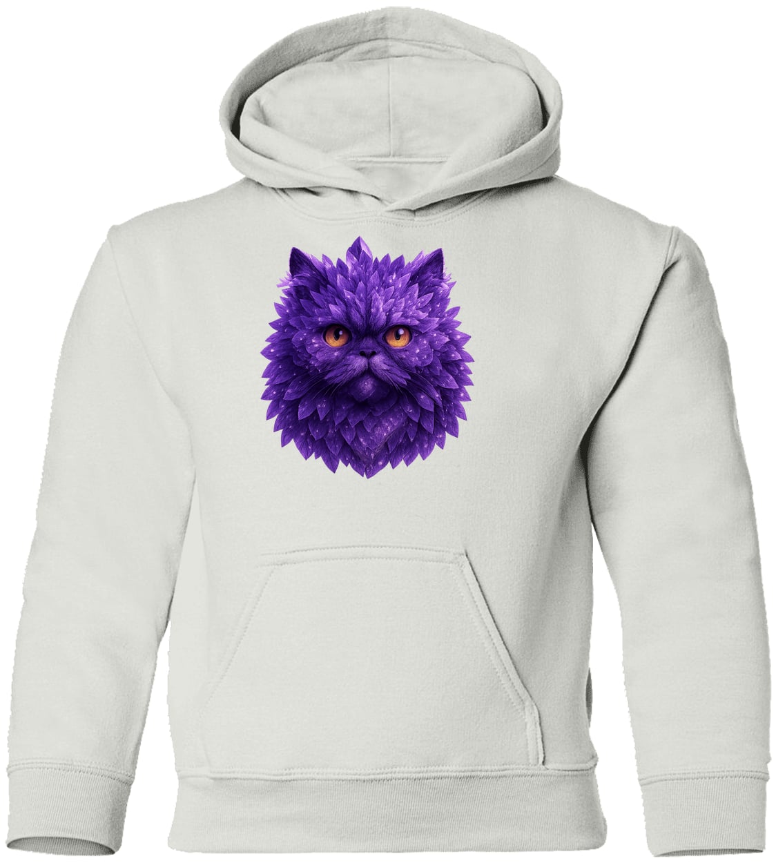 G185B Gildan Youth Pullover Hoodie - White
