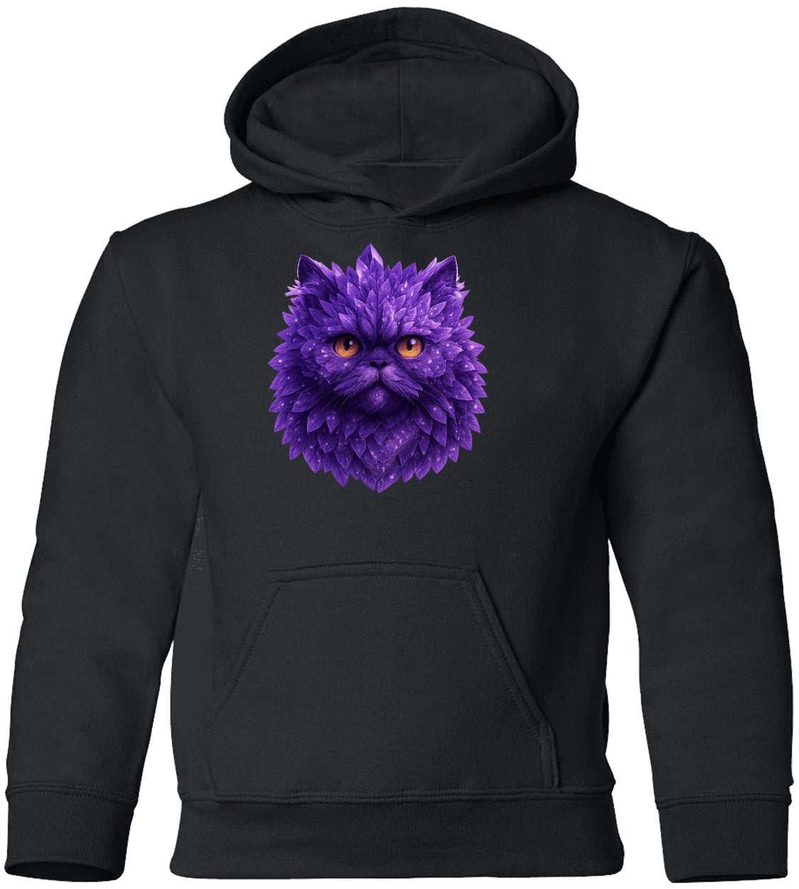G185B Gildan Youth Pullover Hoodie - Black
