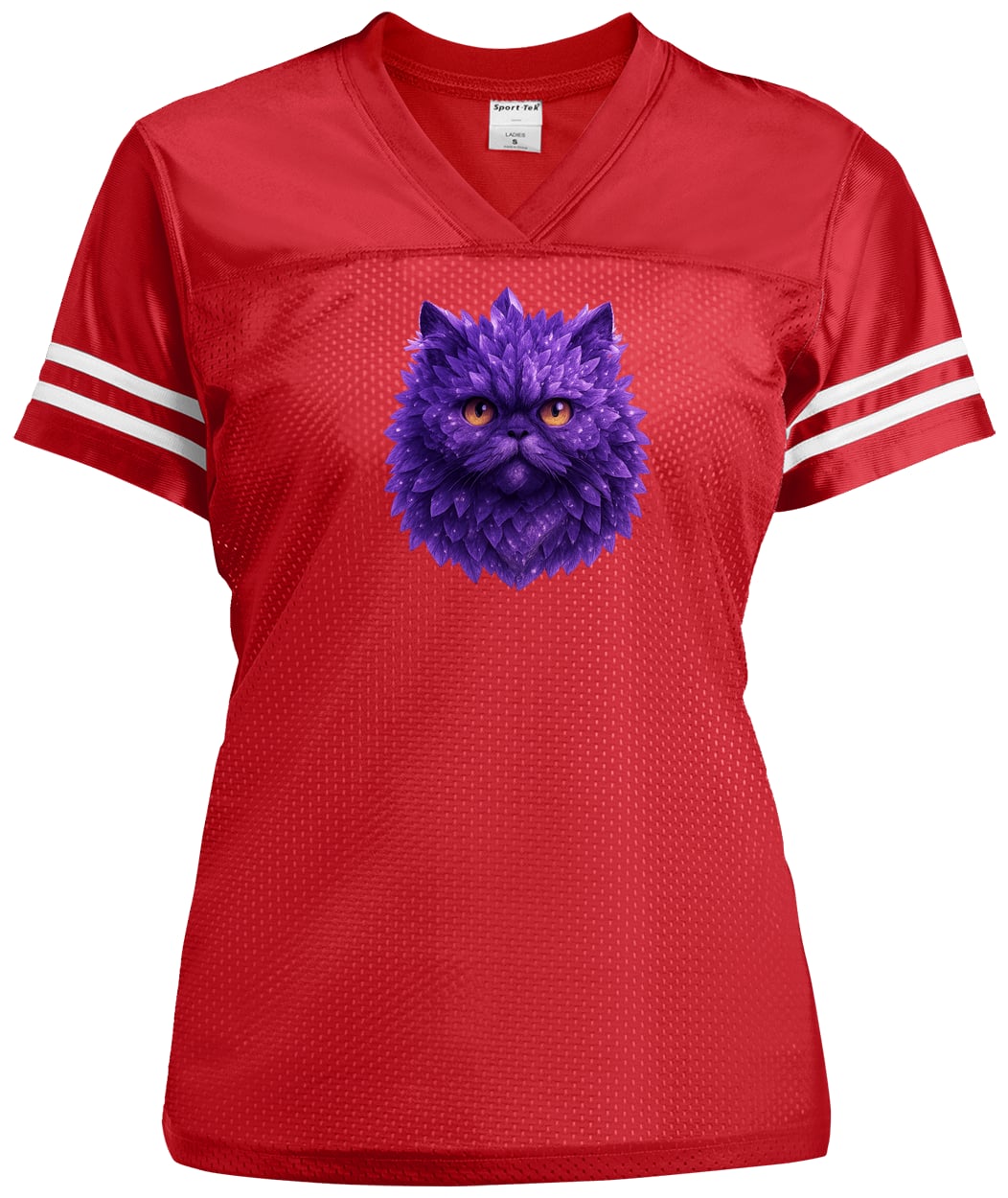 LST307 Sport-Tek Ladies' Replica Jersey - True Red/White