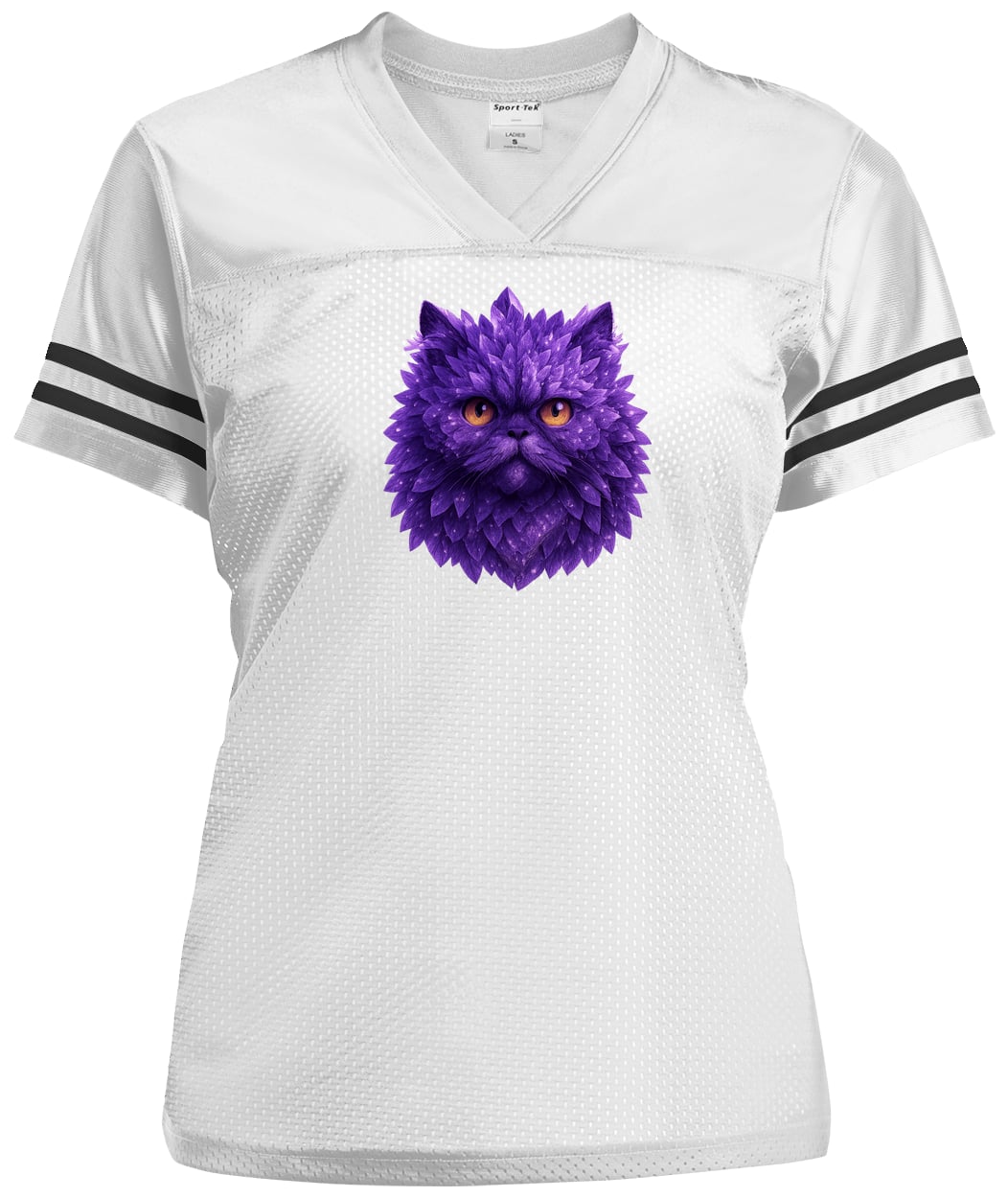 LST307 Sport-Tek Ladies' Replica Jersey - White/Black