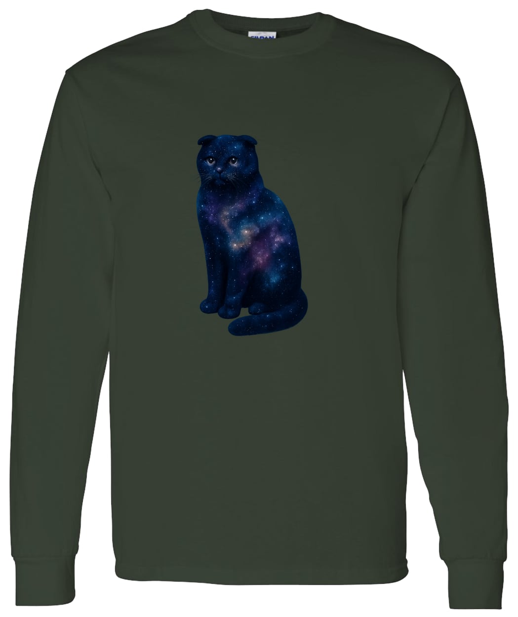 G540 LS T-Shirt 5.3 oz. - Forest Green