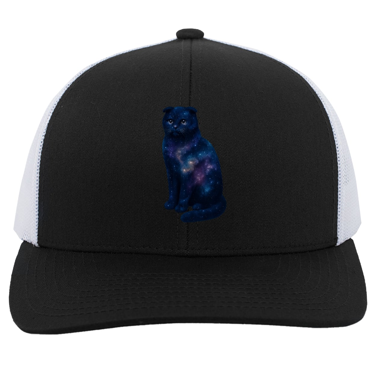 104C Trucker Snap Back - Black/White