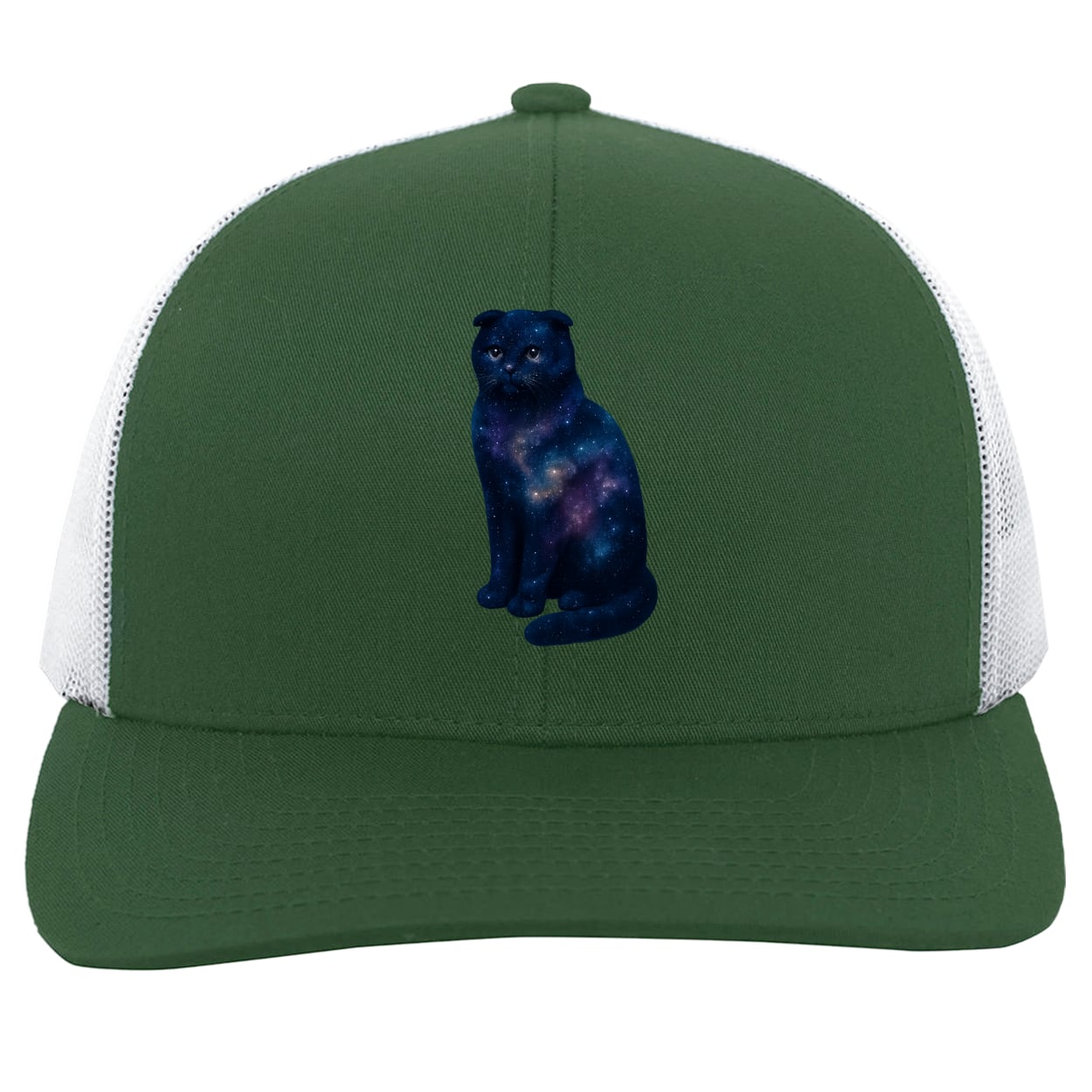 104C Trucker Snap Back - Dark Green/White