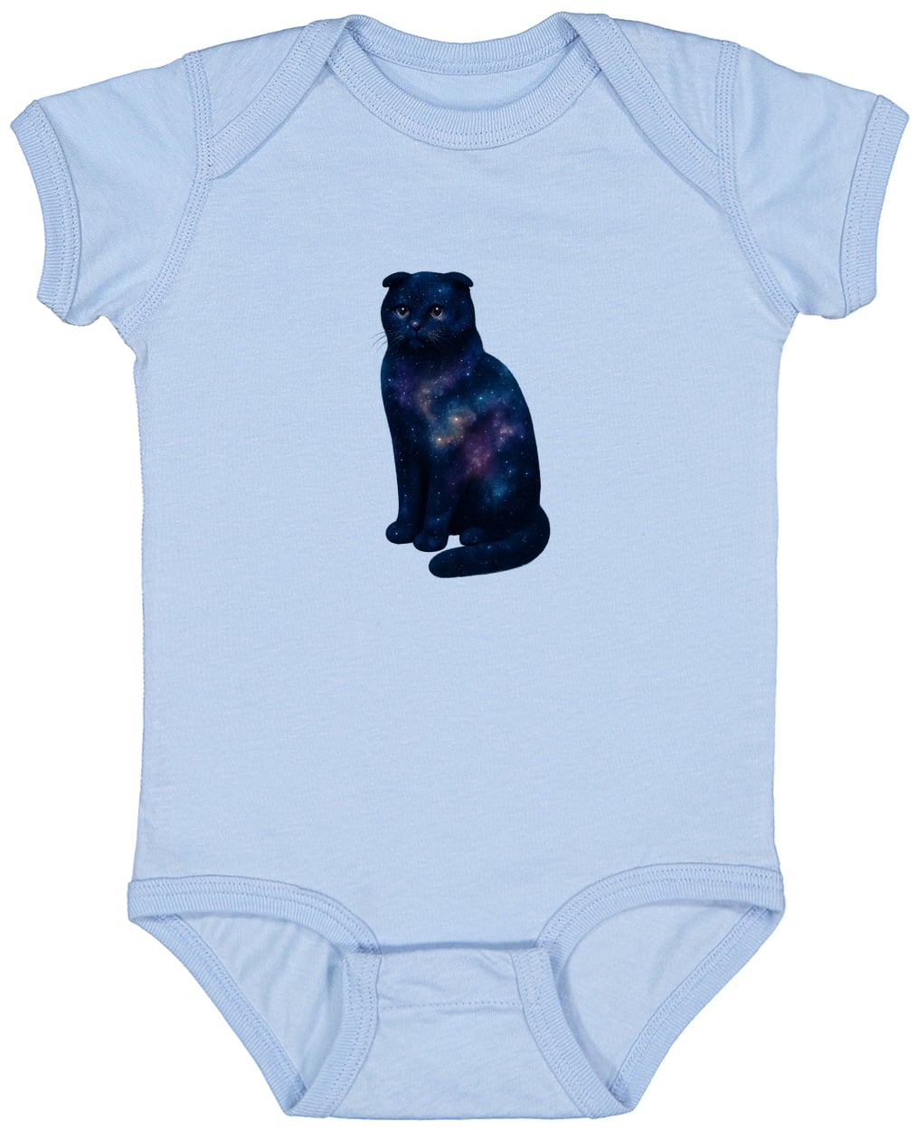 4424 Infant Fine Jersey Bodysuit - Light Blue
