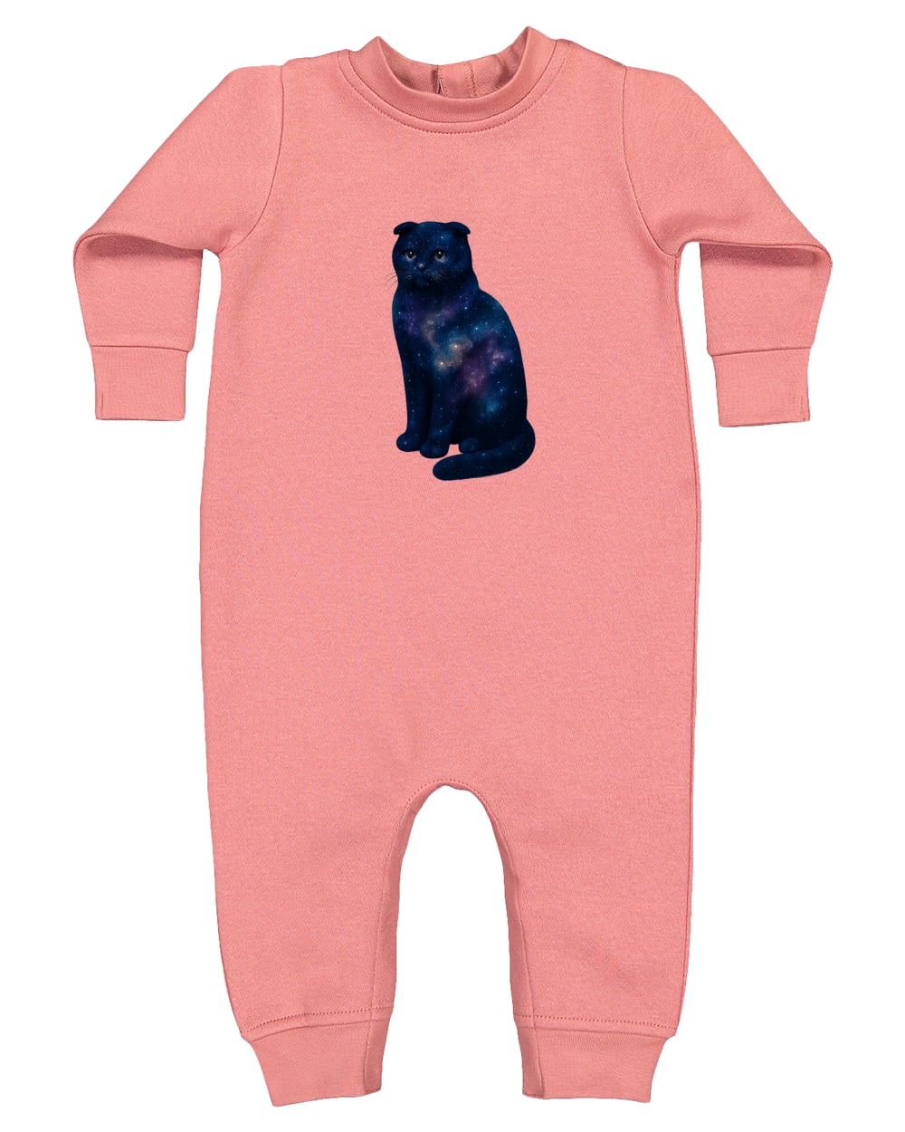 4447 Rabbit Skins Infant Fleece One-Piece Bodysuit - Mauvelous