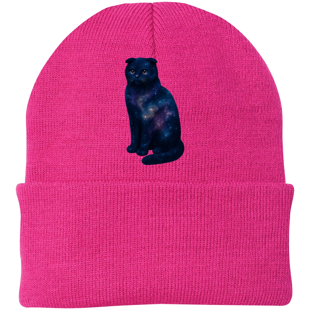 CP90 Port & Company Knit Beanie - Neon Pink