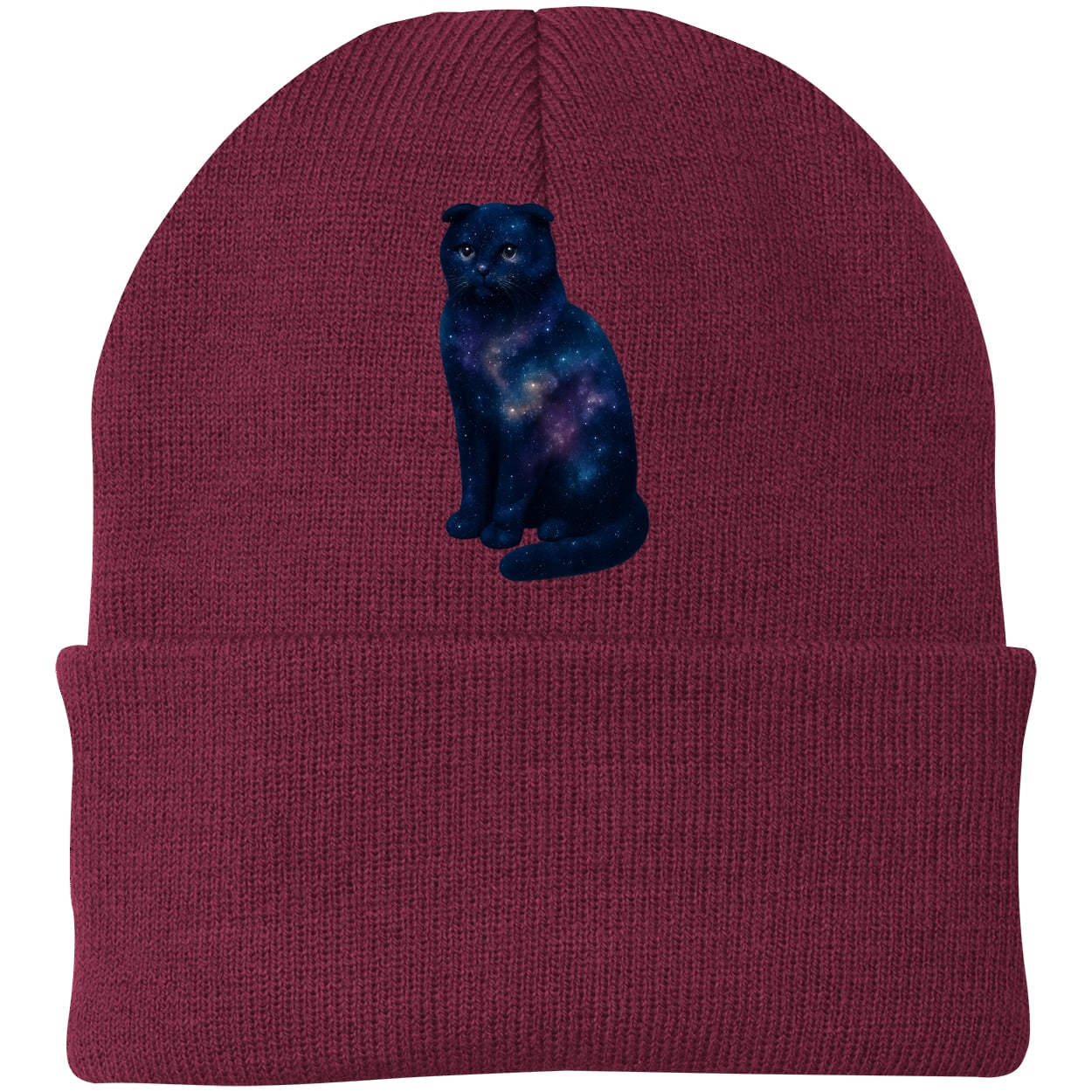 CP90 Port & Company Knit Beanie - Maroon