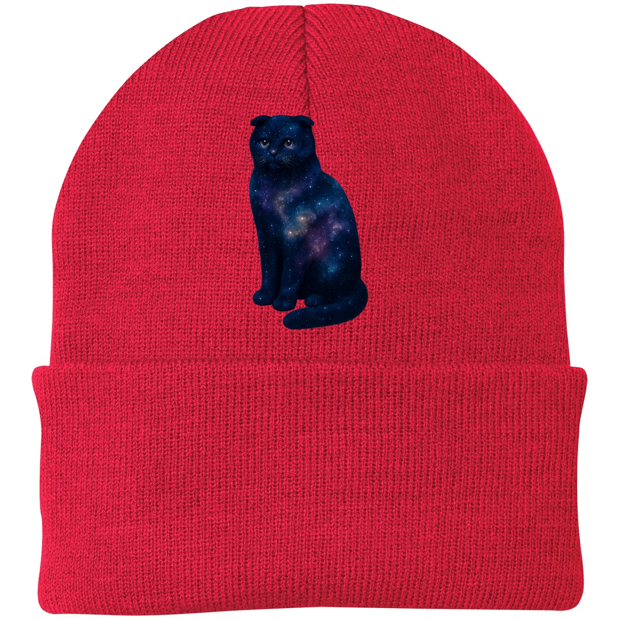 CP90 Port & Company Knit Beanie - Athletic Red