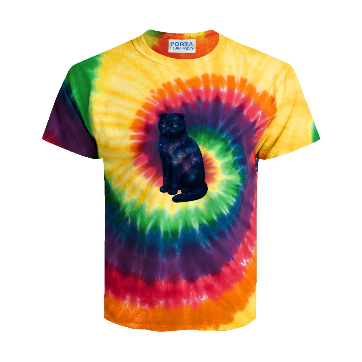 PC147Y Port & Company Kids Tie-Dye Tee - Rainbow