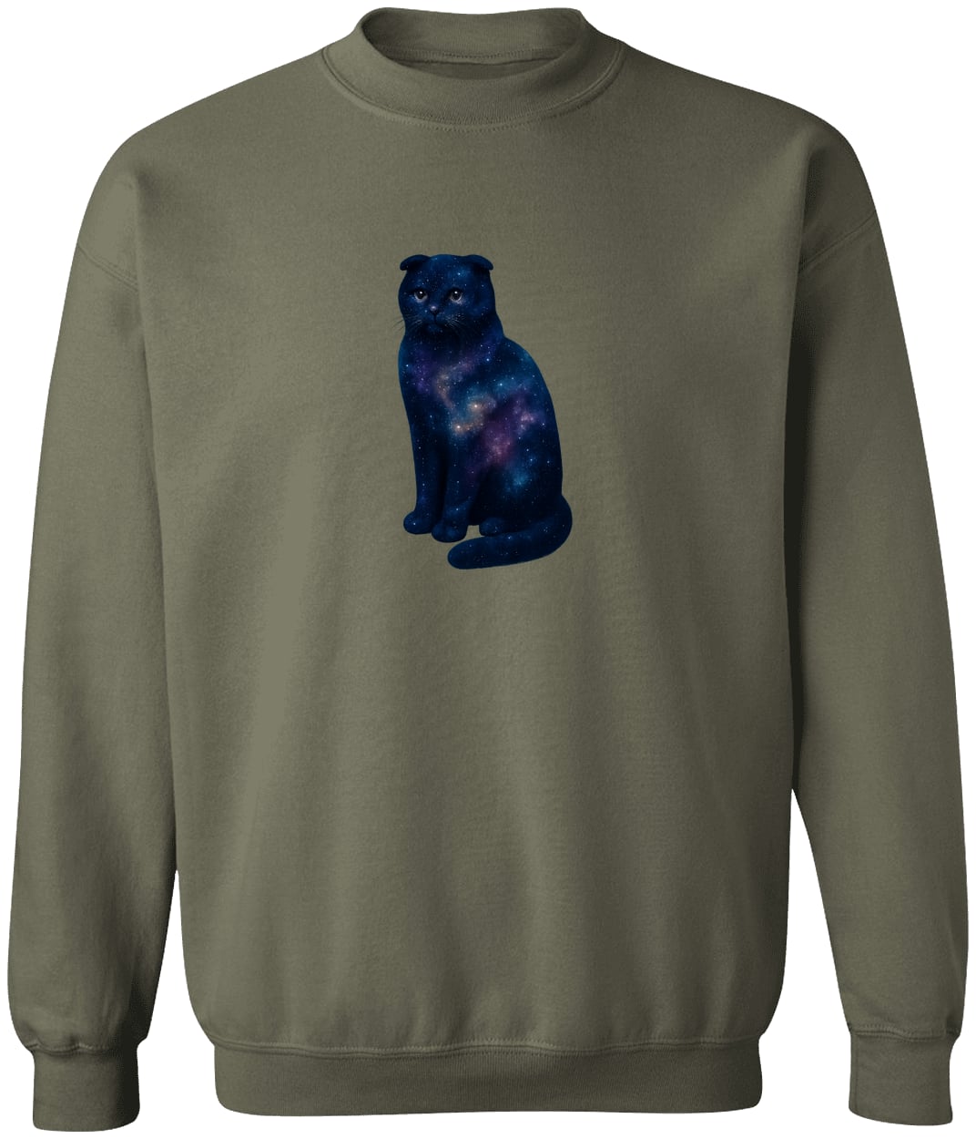 G180 Gildan Crewneck Pullover Sweatshirt - Military Green