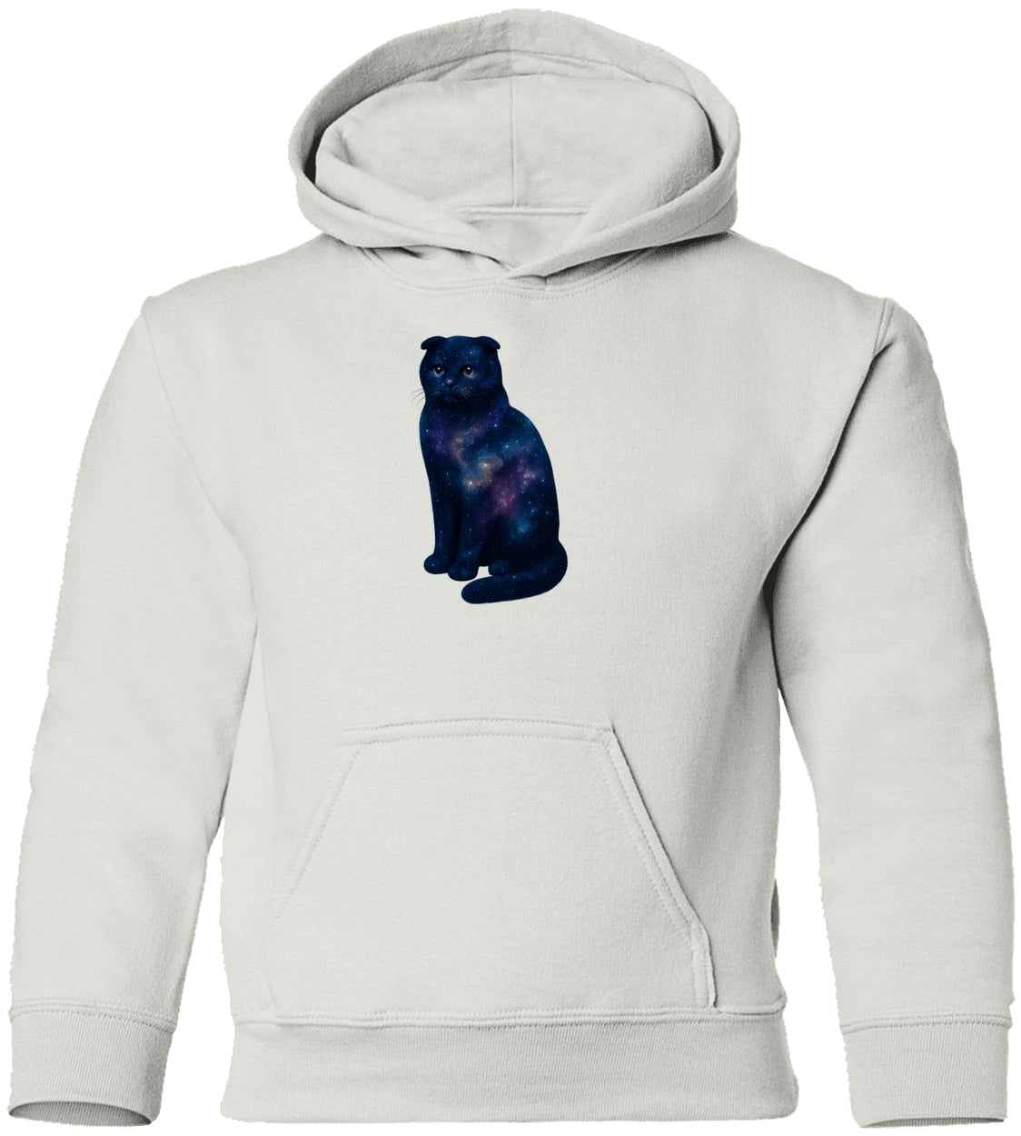 G185B Gildan Youth Pullover Hoodie - White