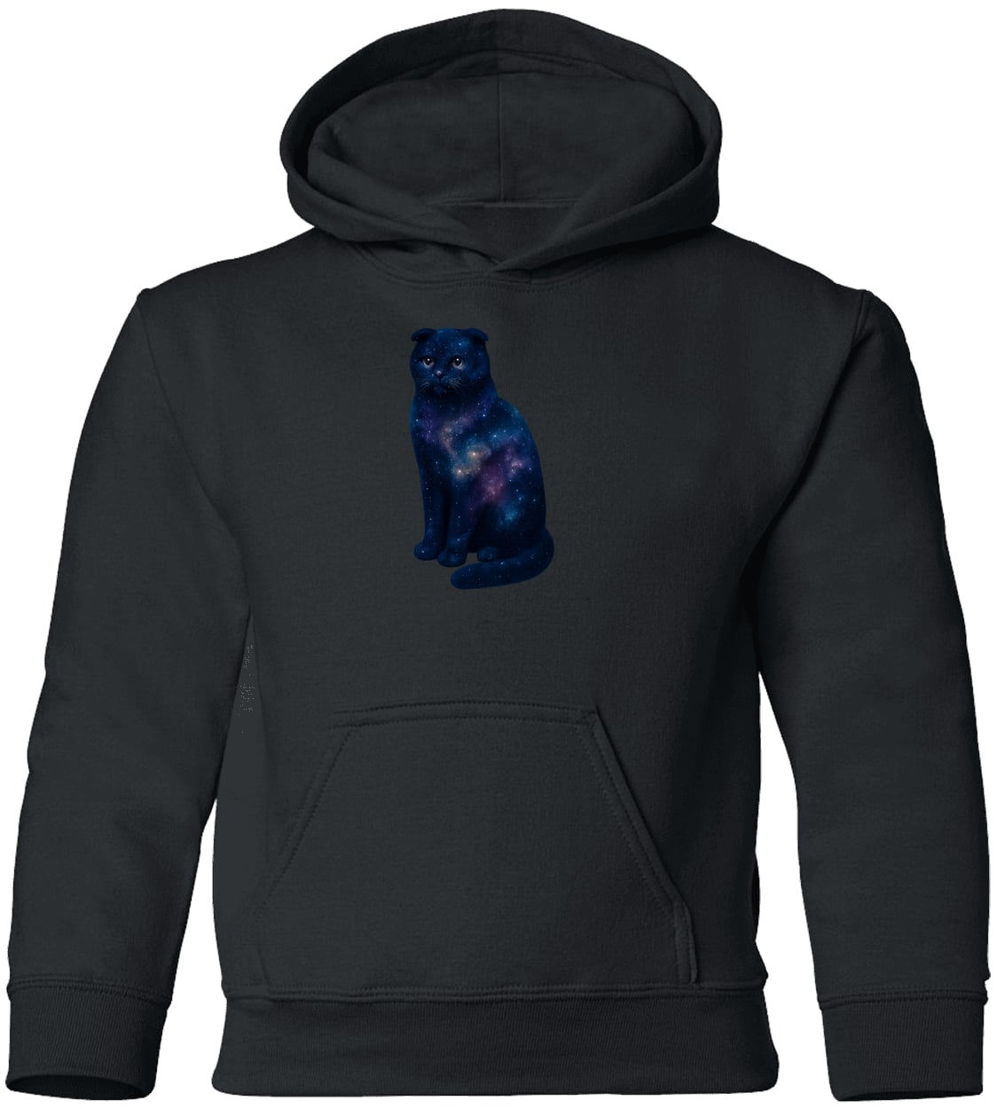 G185B Gildan Youth Pullover Hoodie - Black