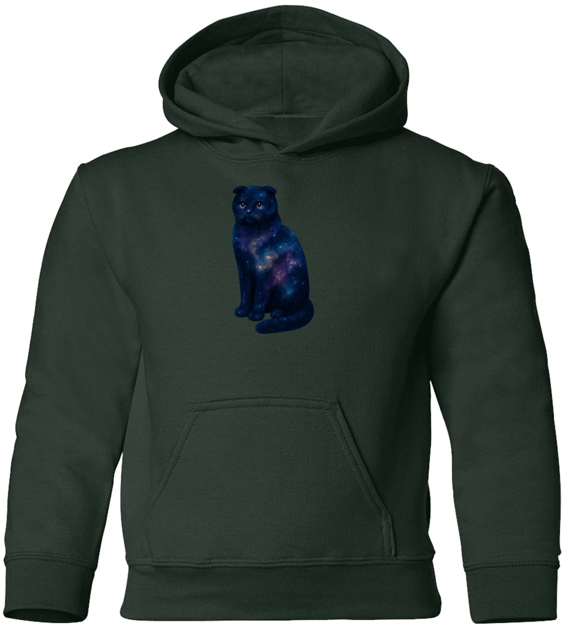 G185B Gildan Youth Pullover Hoodie - Forest Green