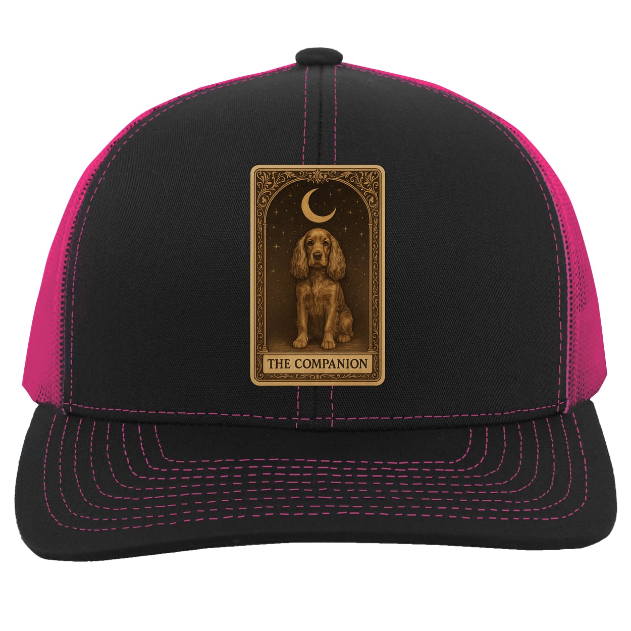 104C Trucker Snap Back - Black/Pink