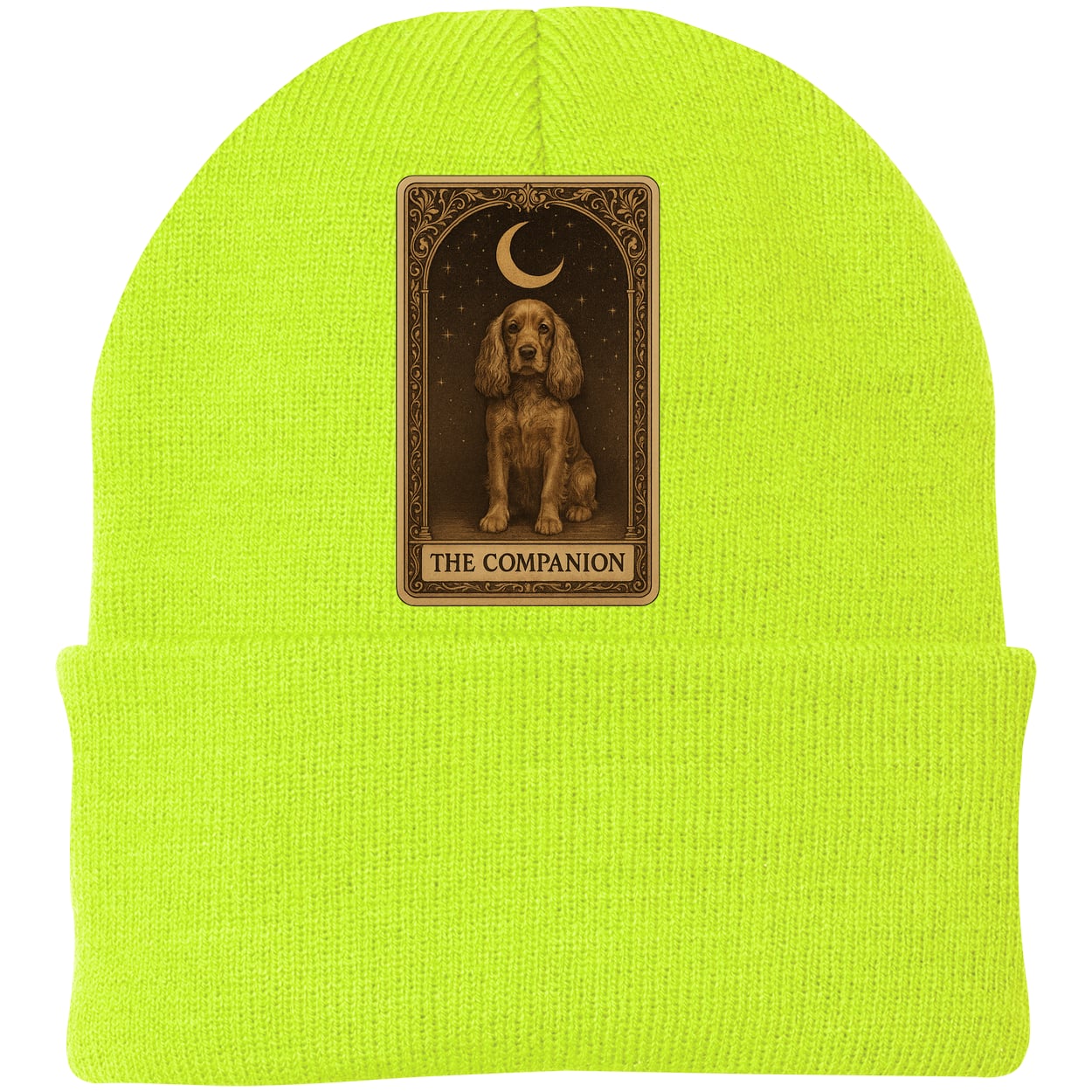 CP90 Port & Company Knit Beanie - Neon Yellow
