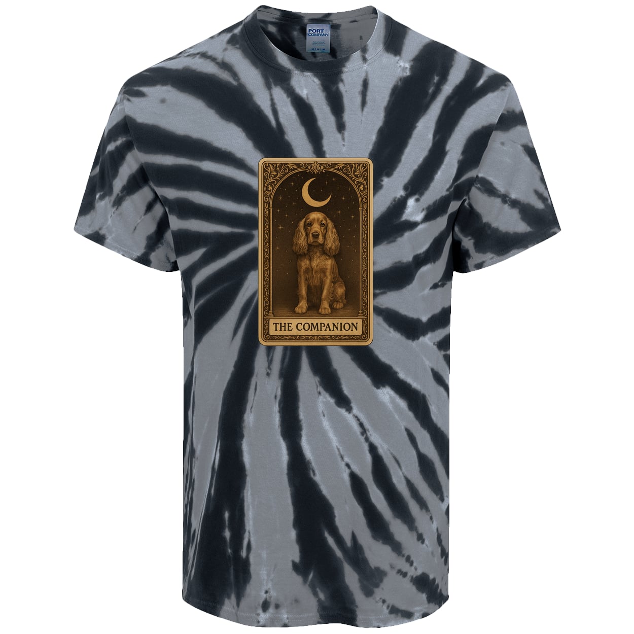 PC147 Port & Company Tie-Dye Tee - Black