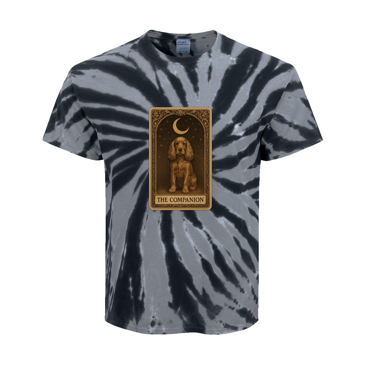 PC147Y Port & Company Kids Tie-Dye Tee - Black