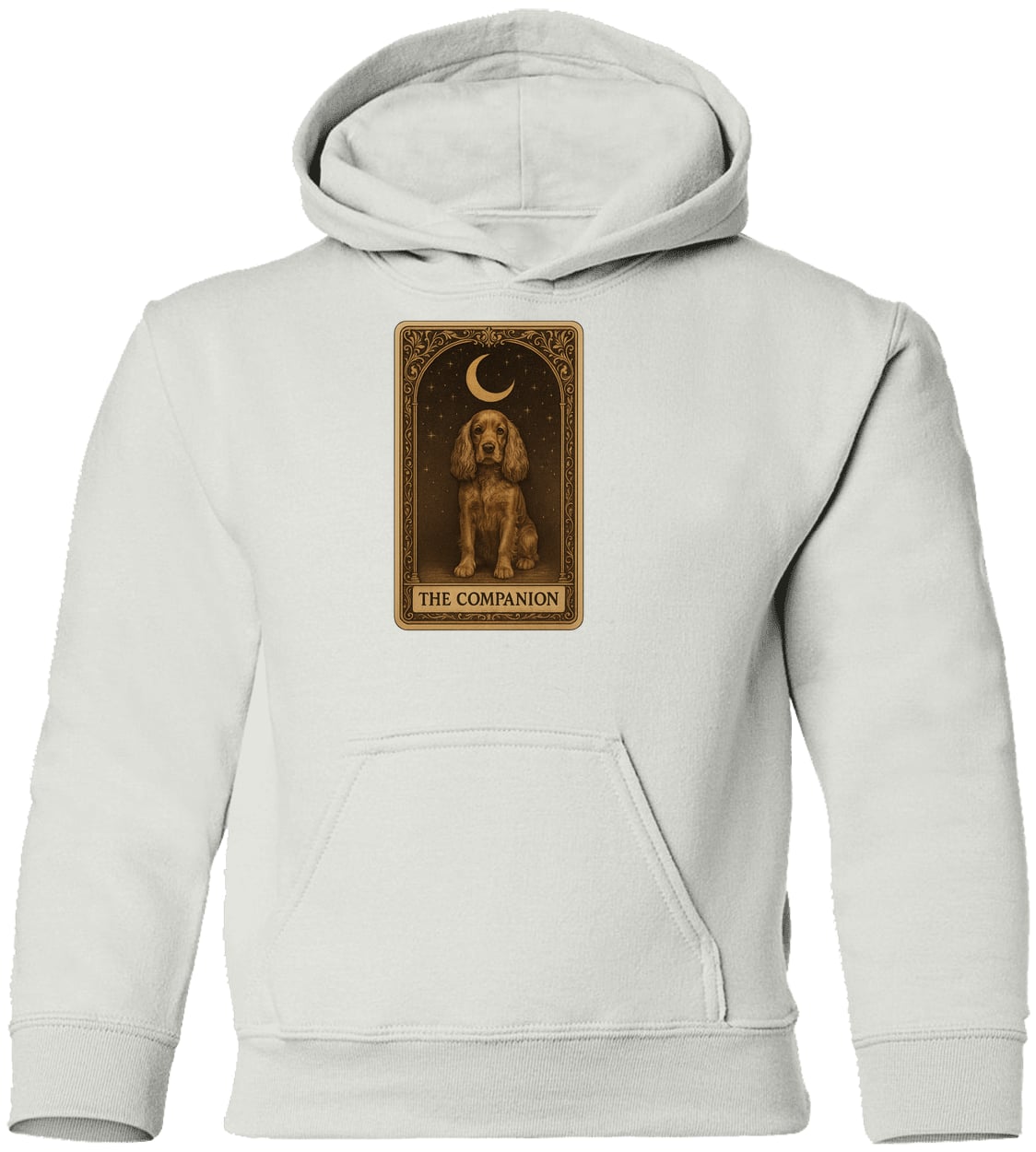 G185B Gildan Youth Pullover Hoodie - White