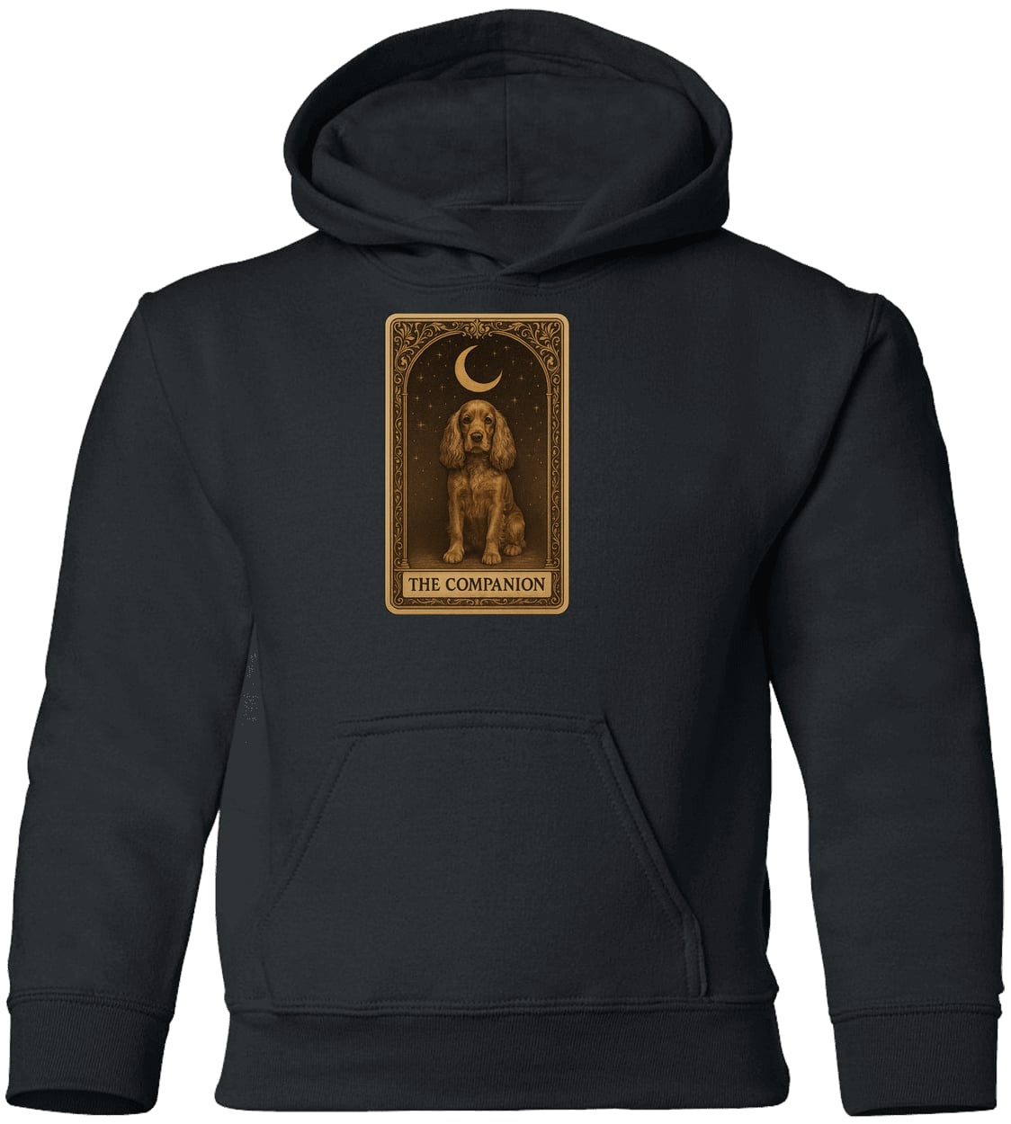 G185B Gildan Youth Pullover Hoodie - Black