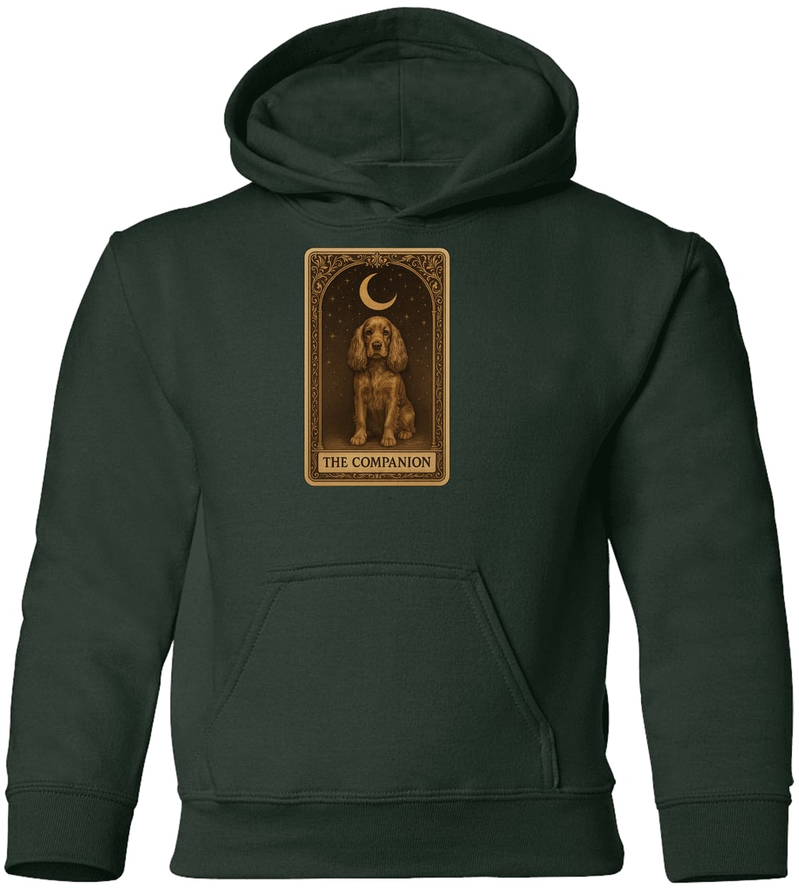 G185B Gildan Youth Pullover Hoodie - Forest Green