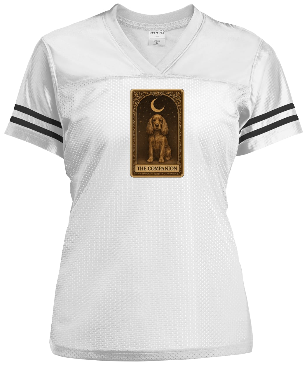 LST307 Sport-Tek Ladies' Replica Jersey - White/Black