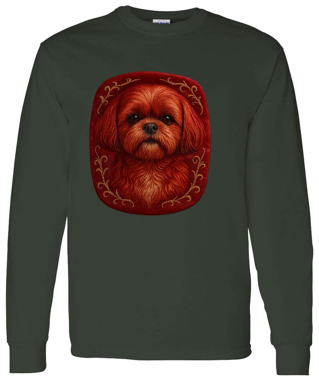 G540 LS T-Shirt 5.3 oz. - Forest Green