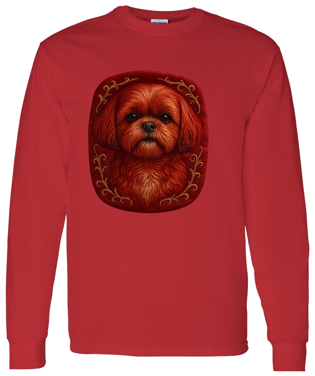 G540 LS T-Shirt 5.3 oz. - Red