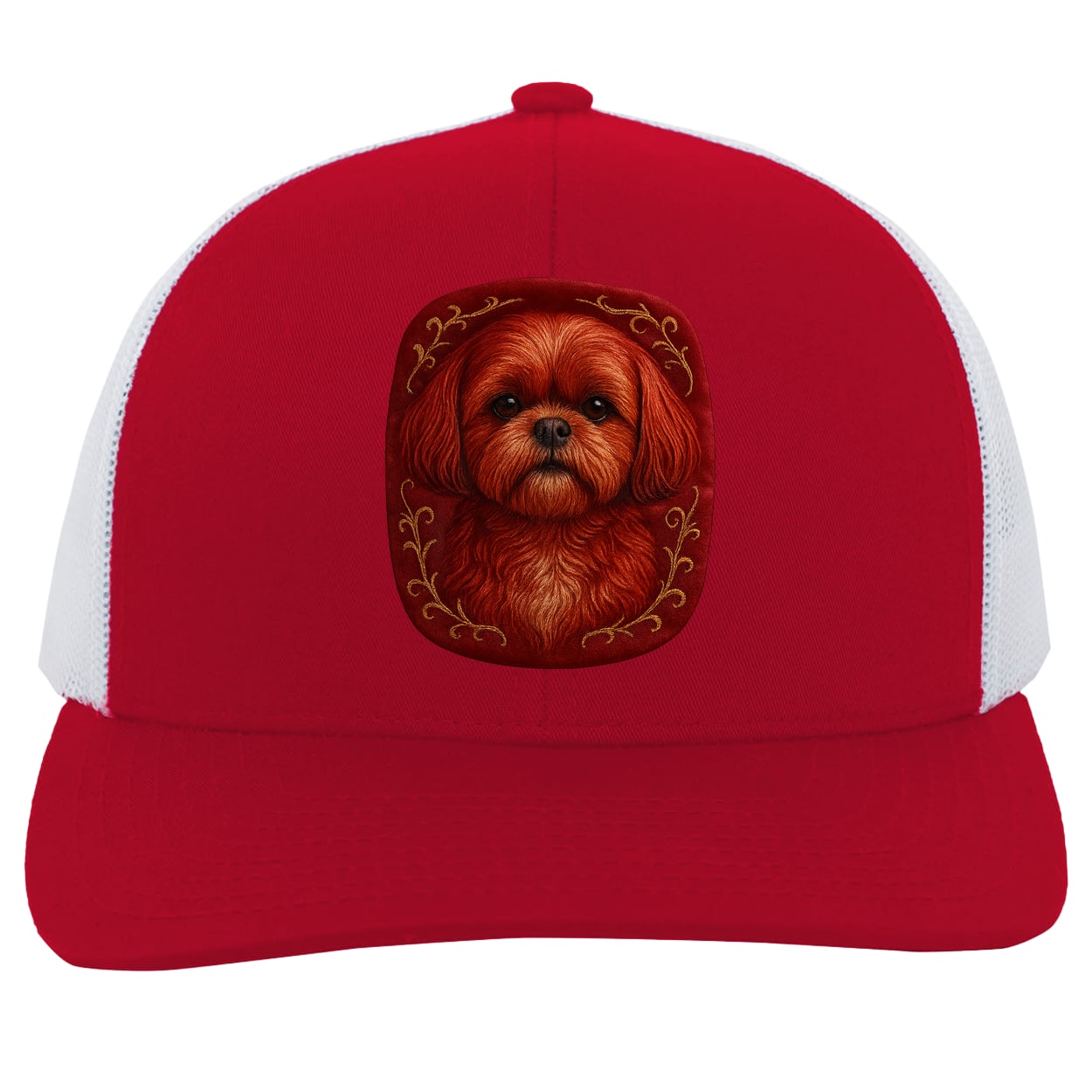104C Trucker Snap Back - Red/White