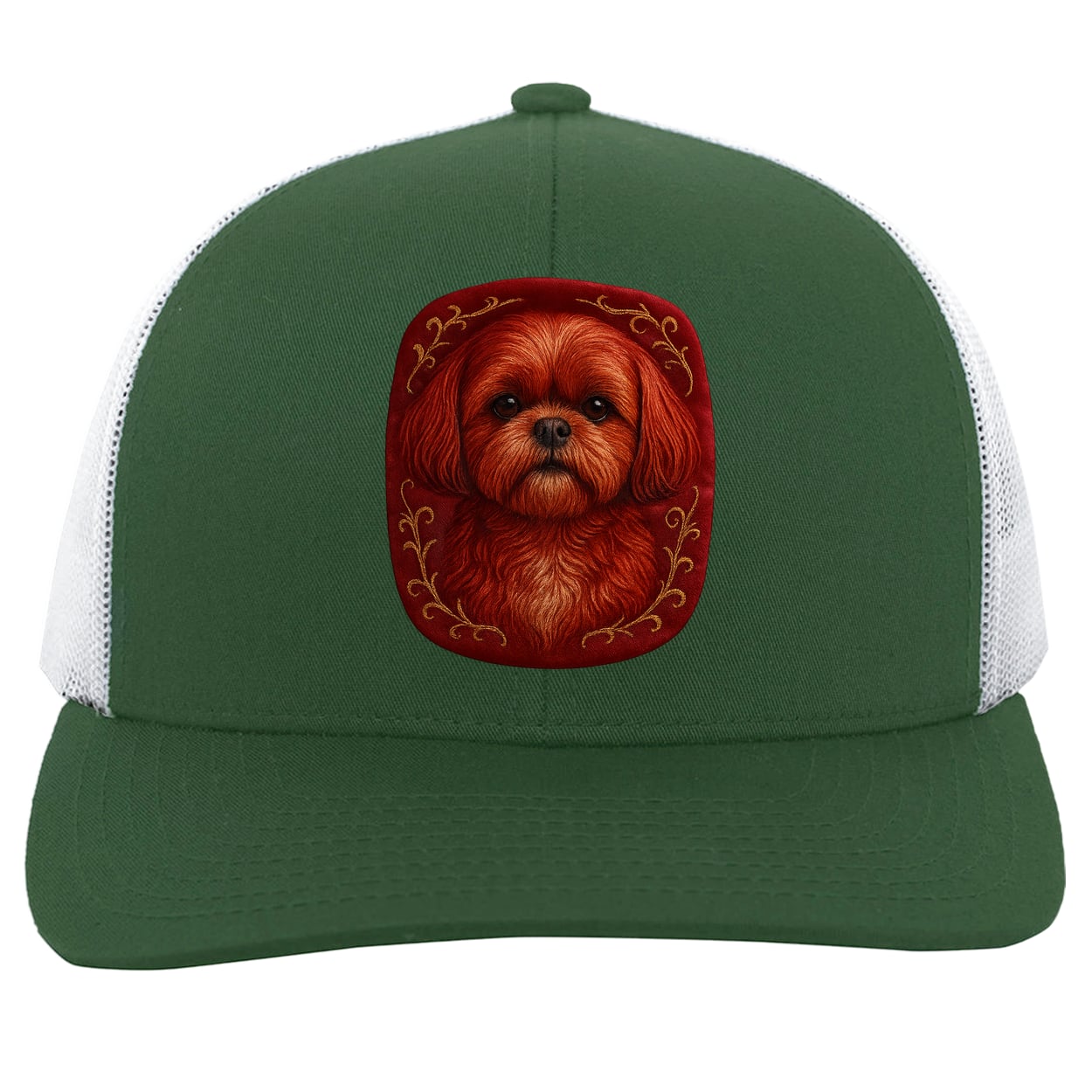 104C Trucker Snap Back - Dark Green/White
