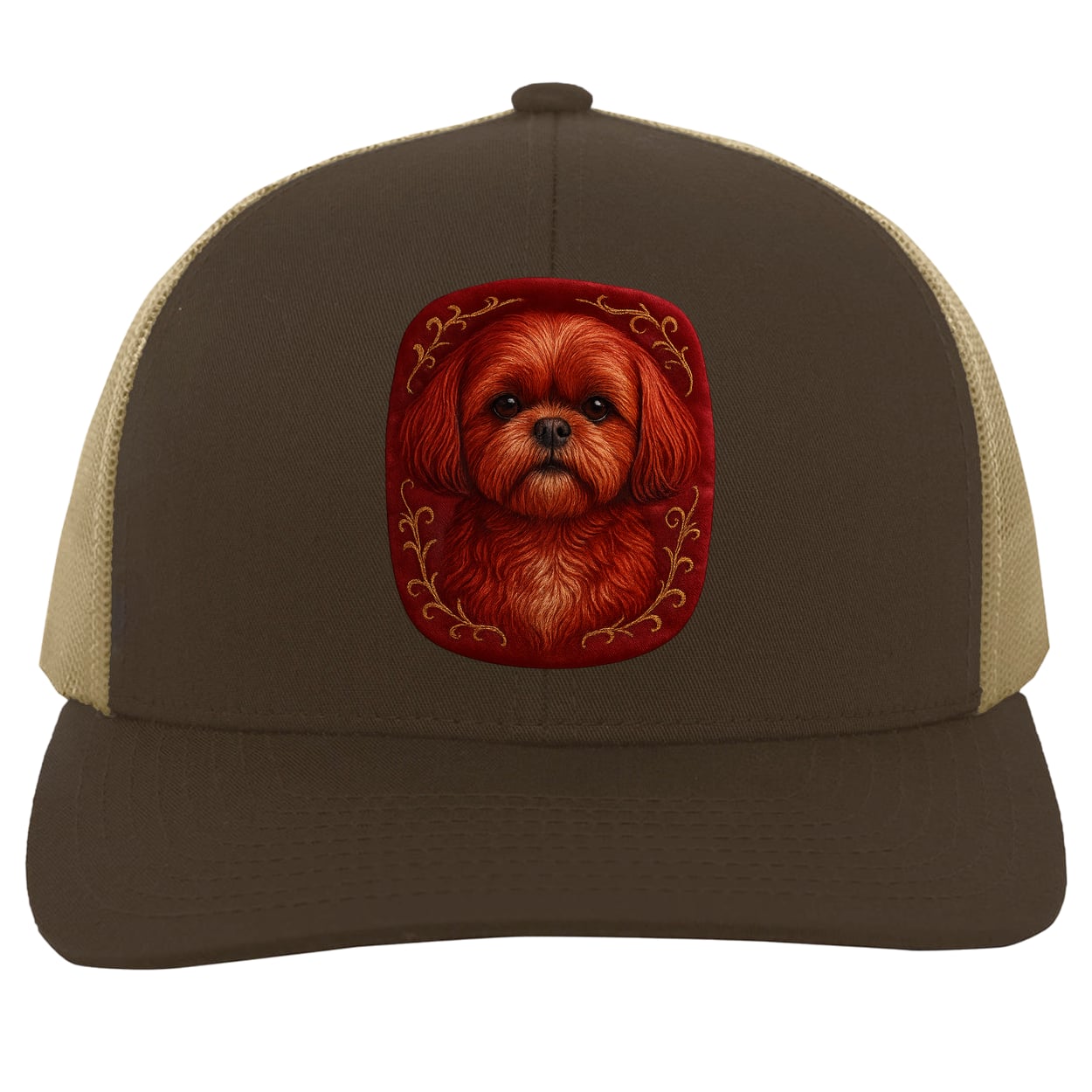 104C Trucker Snap Back - Brown/Khaki