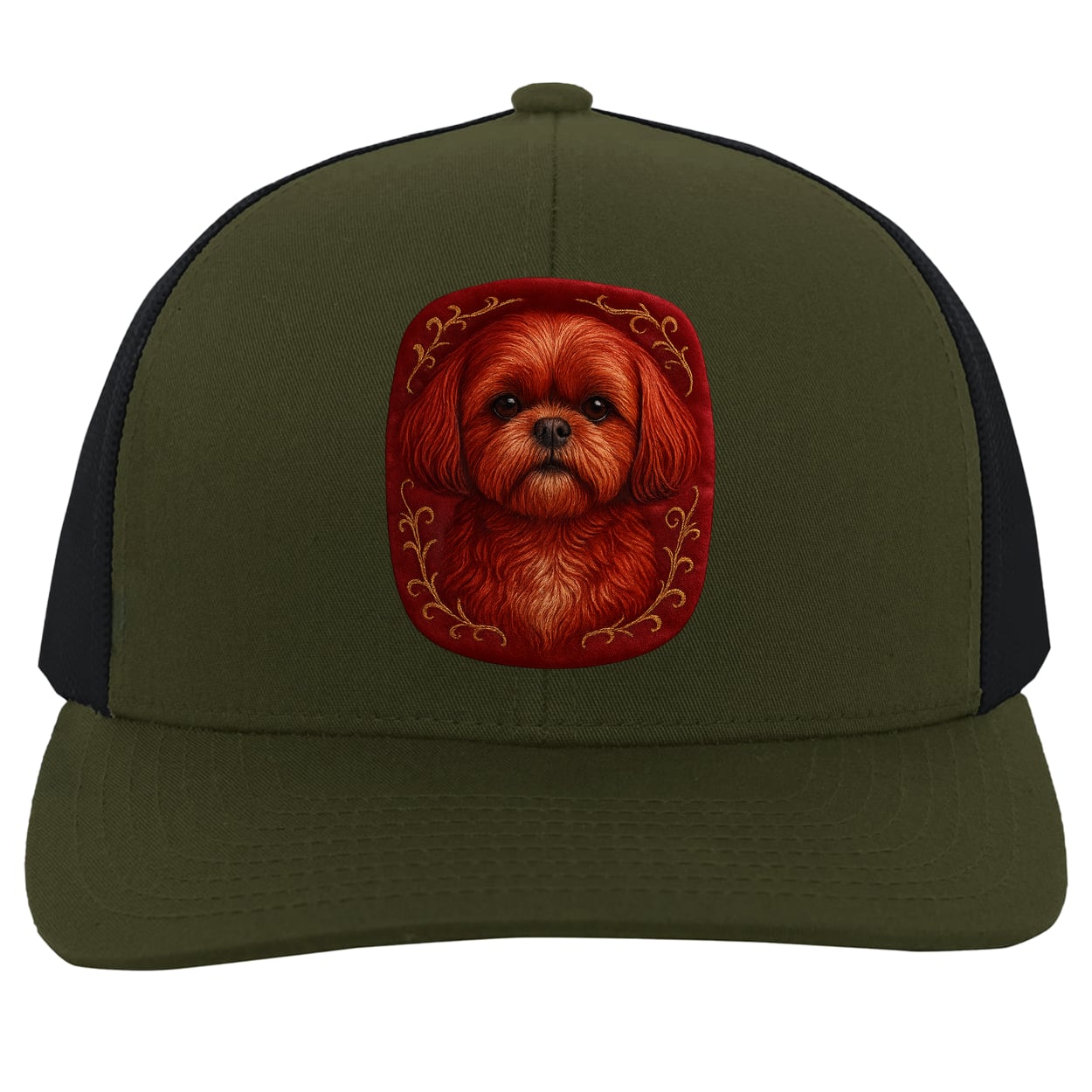 104C Trucker Snap Back - Moss/Charcoal