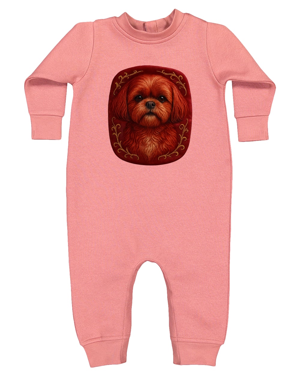 4447 Rabbit Skins Infant Fleece One-Piece Bodysuit - Mauvelous