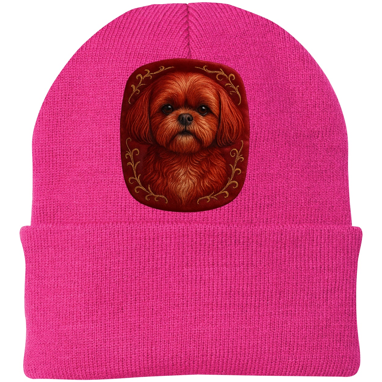 CP90 Port & Company Knit Beanie - Neon Pink