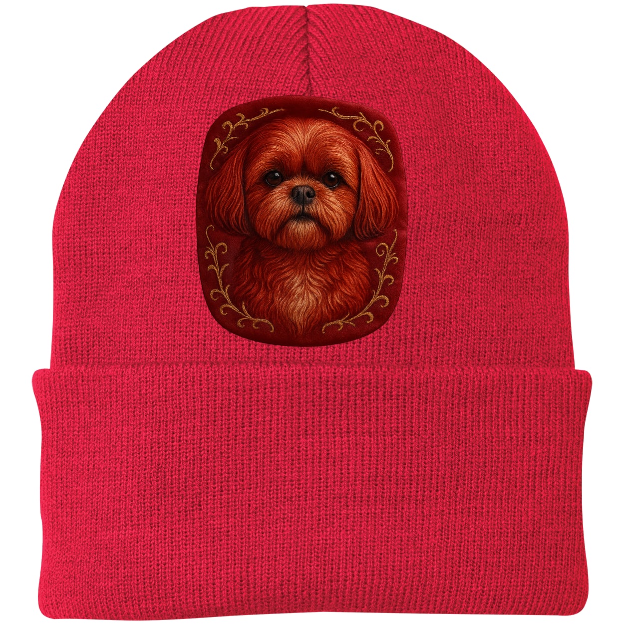 CP90 Port & Company Knit Beanie - Athletic Red