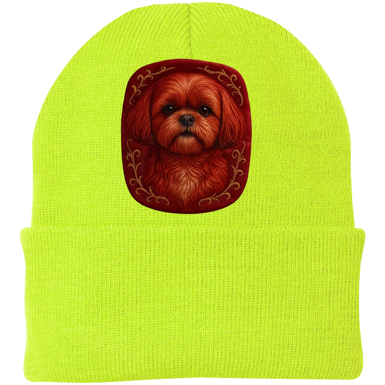 CP90 Port & Company Knit Beanie - Neon Yellow