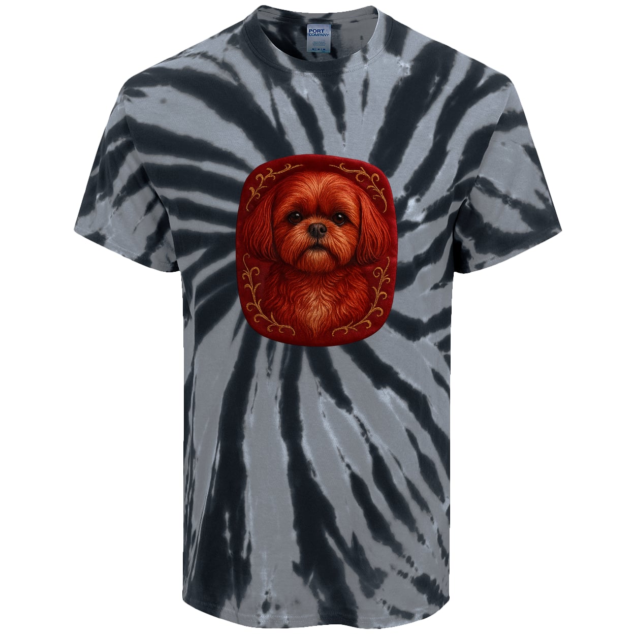PC147 Port & Company Tie-Dye Tee - Black