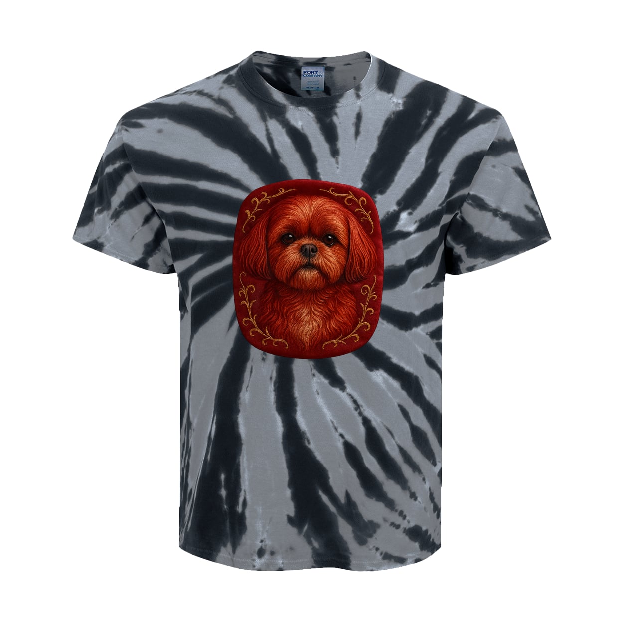 PC147Y Port & Company Kids Tie-Dye Tee - Black