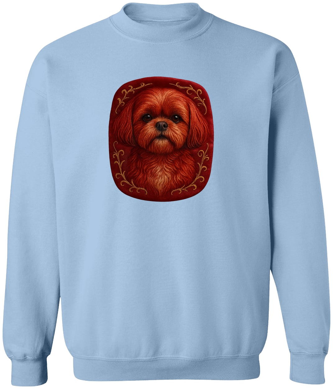 G180 Gildan Crewneck Pullover Sweatshirt - Light Blue