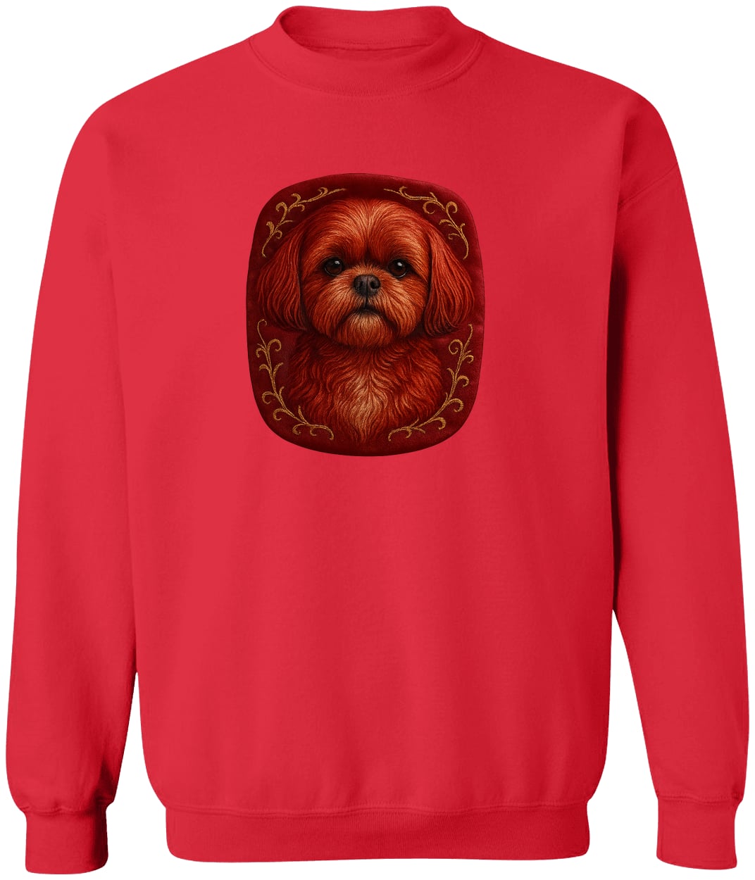 G180 Gildan Crewneck Pullover Sweatshirt - Red